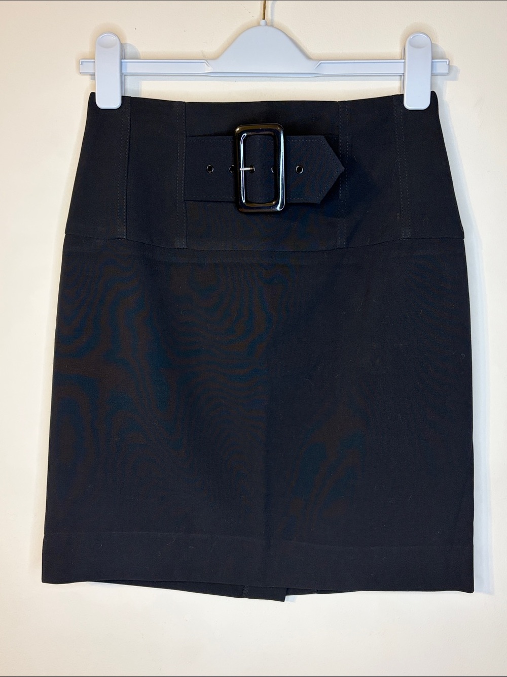 Vintage Cache Black Belt Detail Mini Skirt Size 2